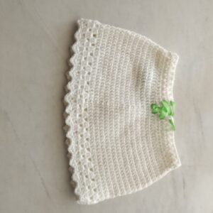 Woollen Skirt: white, cream white, pink or blue