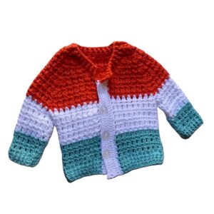Sweater (baby hand‑crocheted sweater)